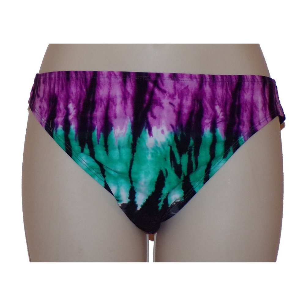 Island Escape tie dye bikini bottom